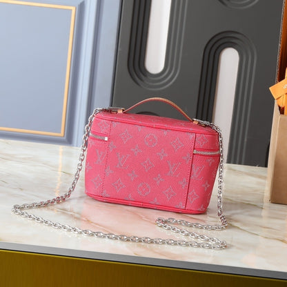 Louis Vuitton Nice Mini Pondichery Pink Toiletry Bag 20cm M26889