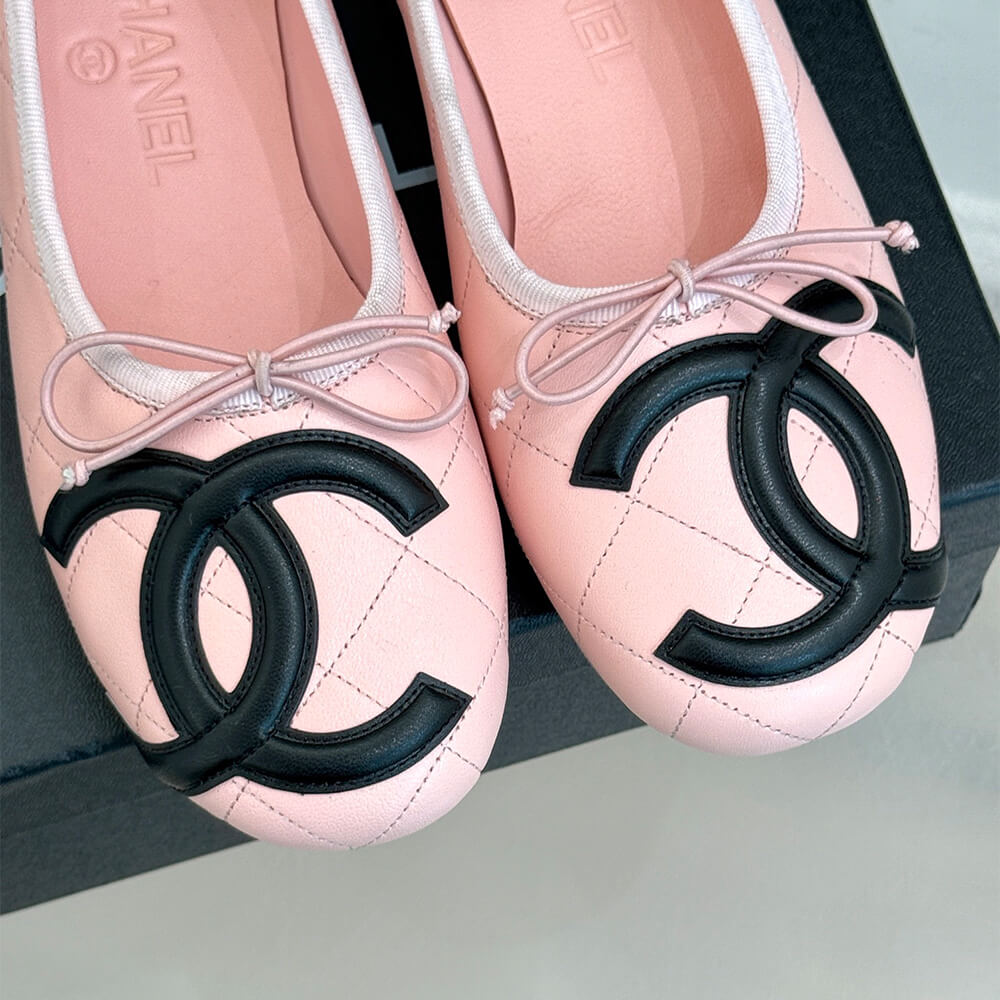 CHANEL Quilted Ballerina Flats
