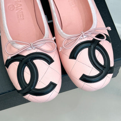 CHANEL Quilted Ballerina Flats