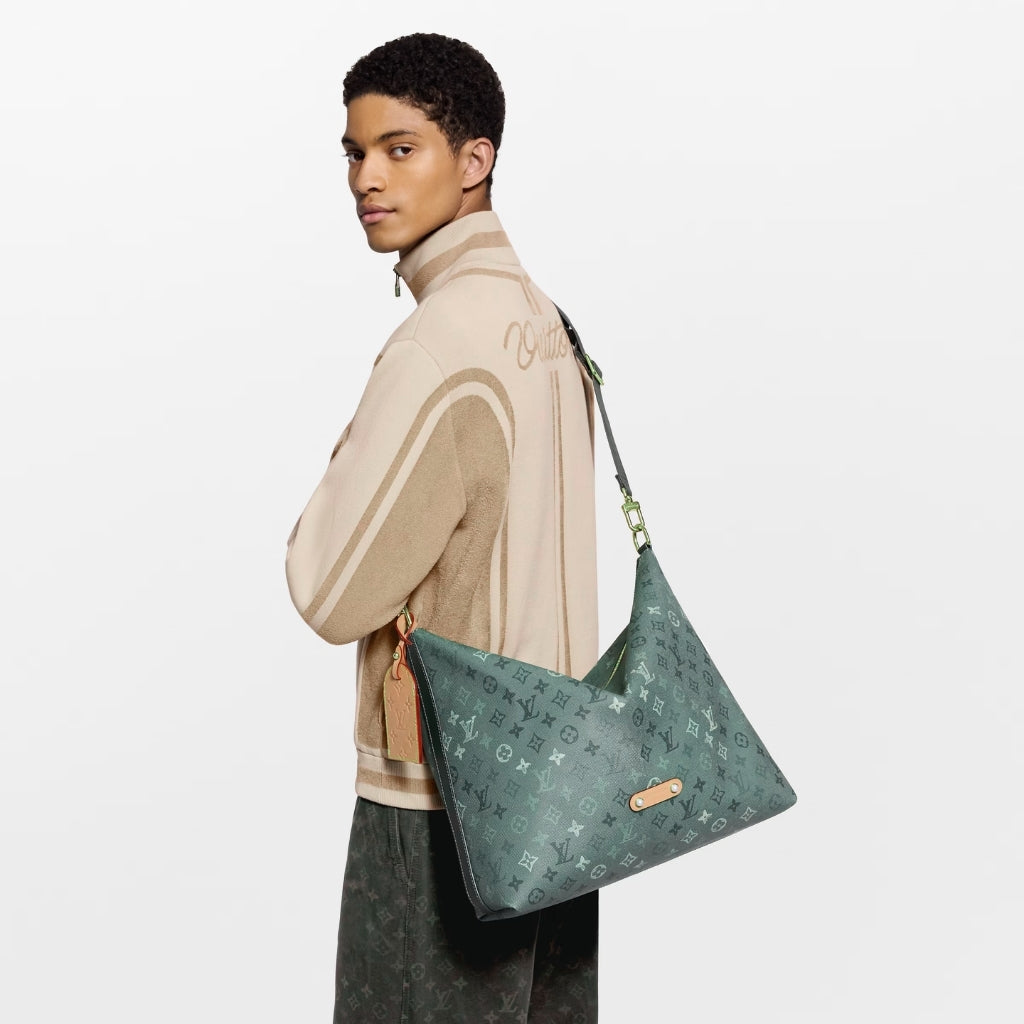 Louis Vuitton Vagabond Hobo Monogram Surplus Green 48Cm M27181
