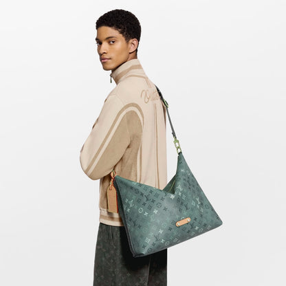 Louis Vuitton Vagabond Hobo Monogram Surplus Green 48Cm M27181