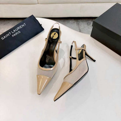 YSL slingback pumps