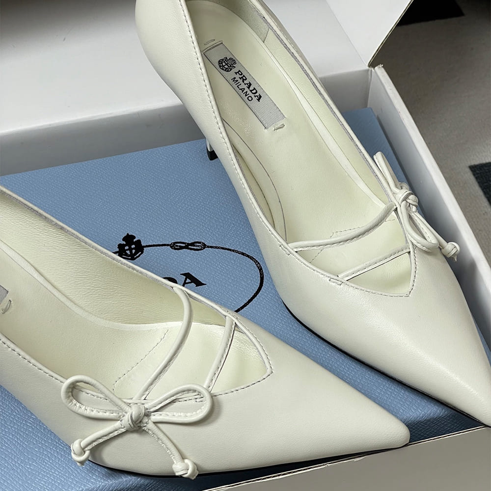 Prada leather pumps