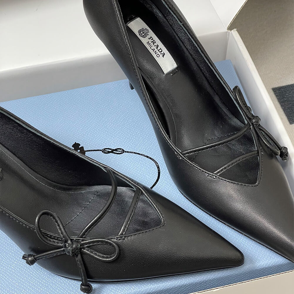 Prada leather pumps