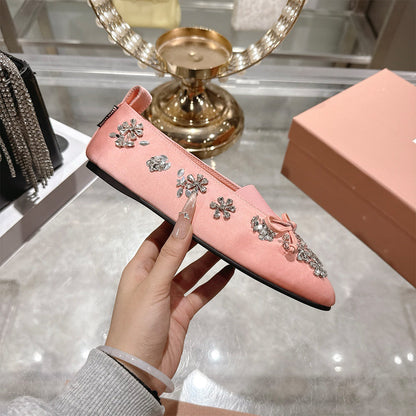 MIUMIU Satin ballerinas