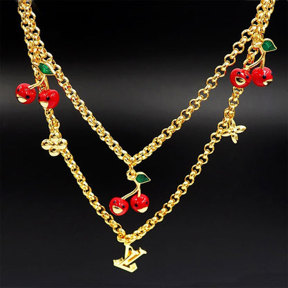 LV x TM Cerise Necklace