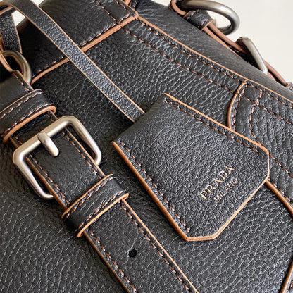 Prada Large leather tote bag(HIGH-END GRADE)