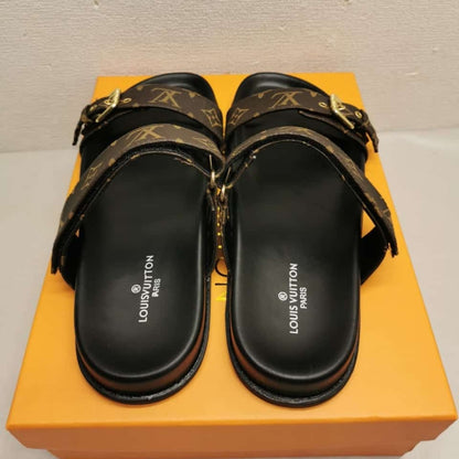 Louis Vuitton Bomdia Flat Mule Brown 1A3R5M