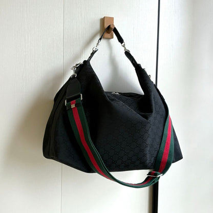 Gucci Brera Large Crossbody Bag Black 46Cm