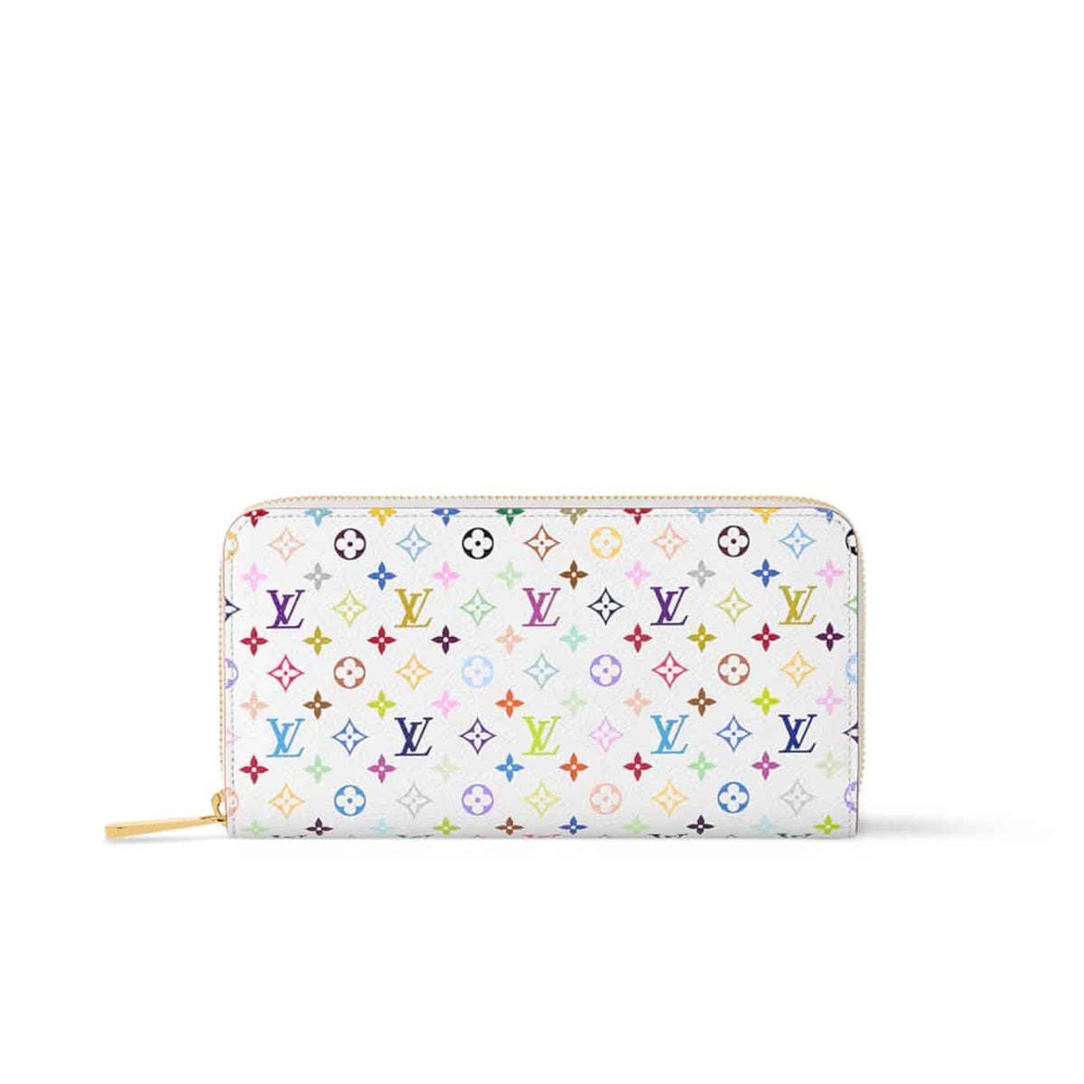 Louis Vuitton  Zippy Multicolored White 19Cm