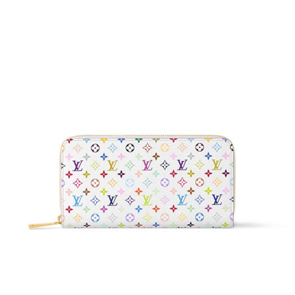 Louis Vuitton  Zippy Multicolored White 19Cm