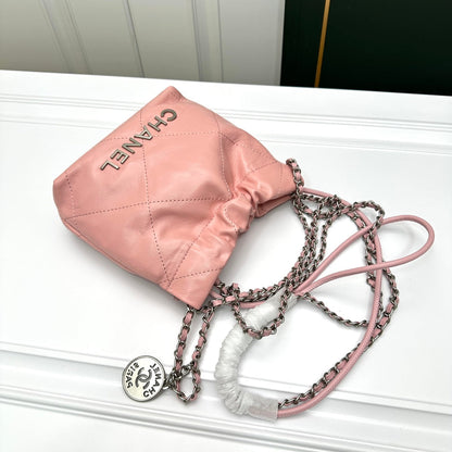 Chanel 22 Mini Handbag Pink