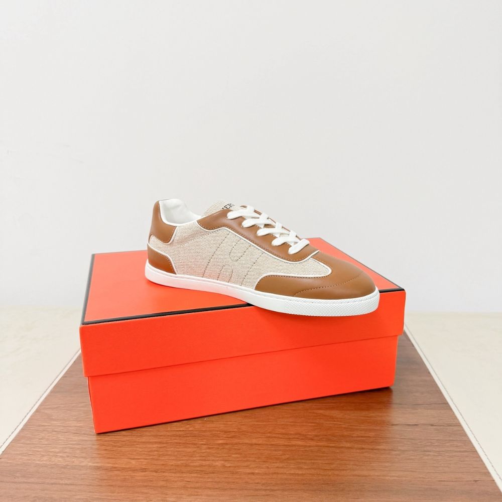 Hermes Match Sneaker Multicolore Noisette