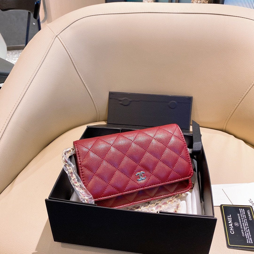 CHANEL WOC MINI RED