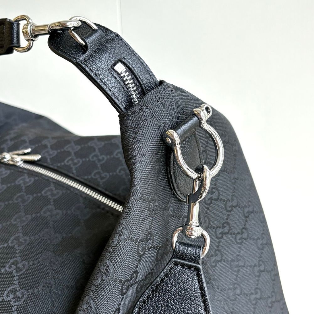 Gucci Brera Large Crossbody Bag Black 46Cm