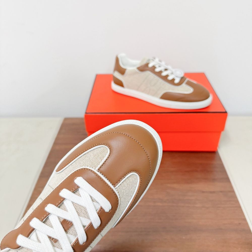 Hermes Match Sneaker Multicolore Noisette