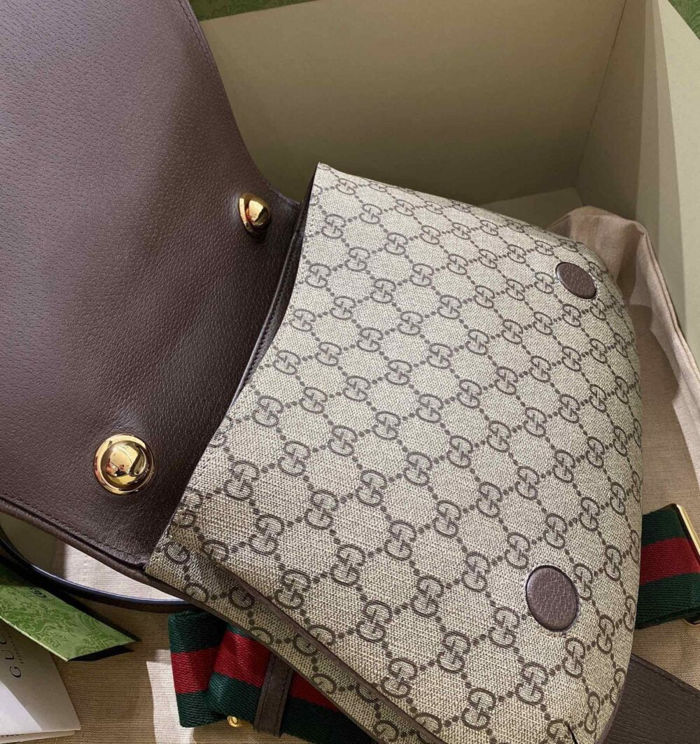 Gucci Blondie Medium Shoulder Bag Beige And Ebony 29Cm 699210 96IWG 8745