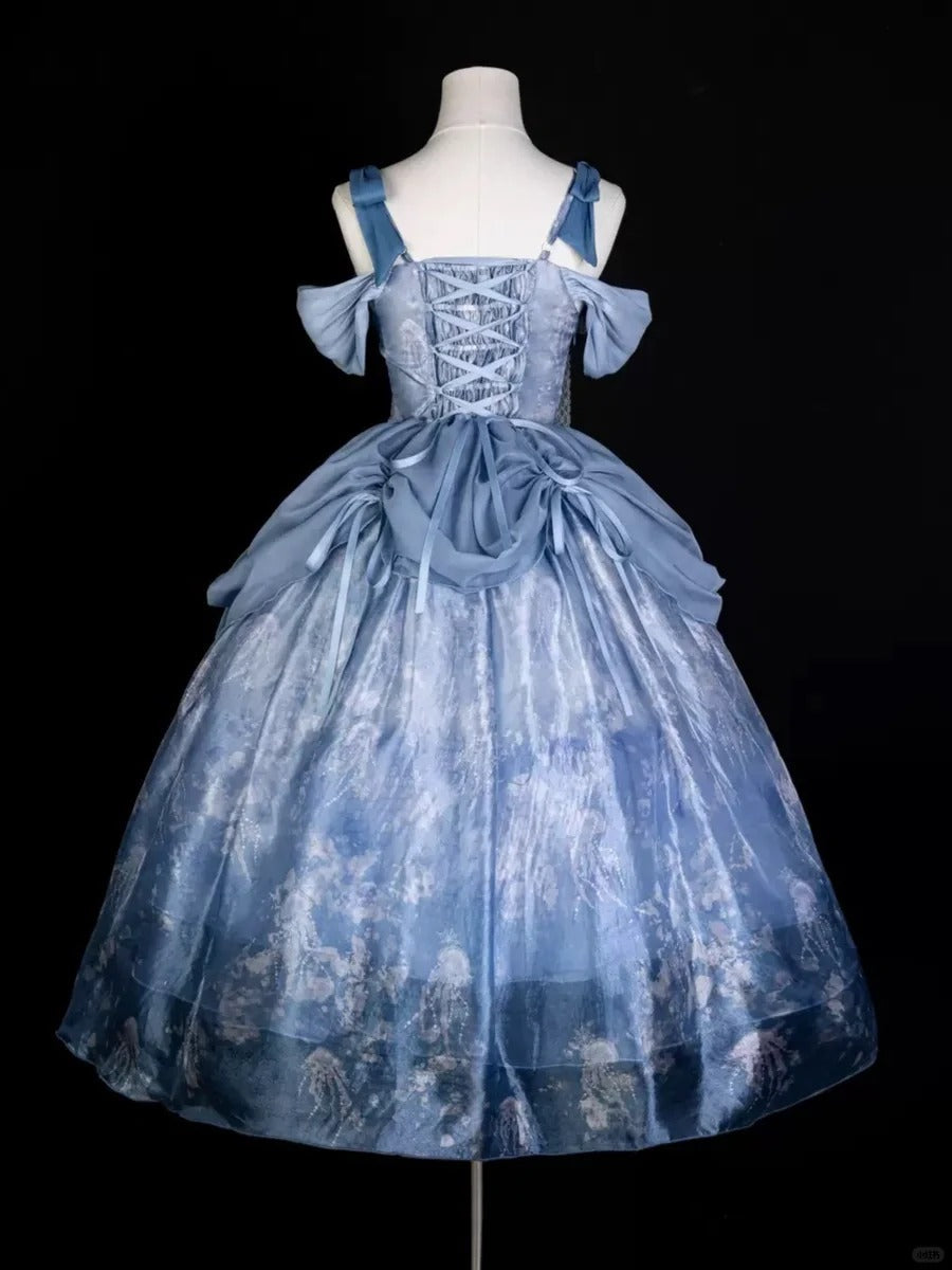 Girlhomeshops-Blue sweet fashion tulle short homecoming dress birthday dress gh5344