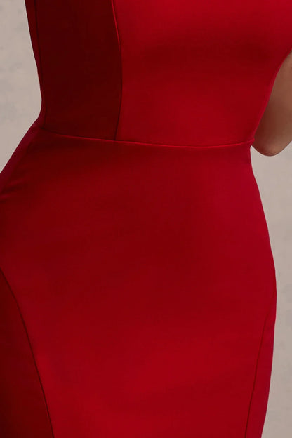 Mermaid strapless strapless backless and floor length evening dress - Dress