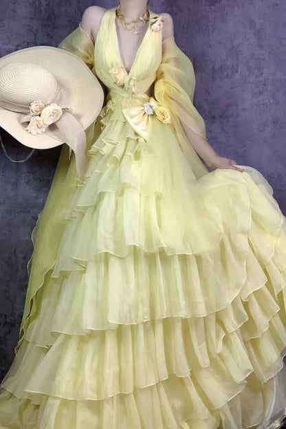 Retro elegant long evening dress gh6847