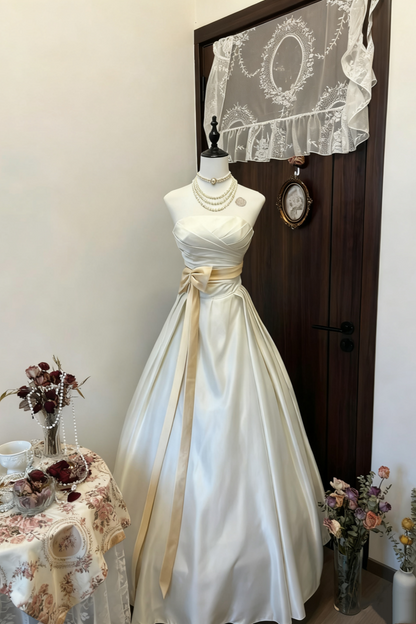 girlhomeshops-Satin Formal Dress gh6122