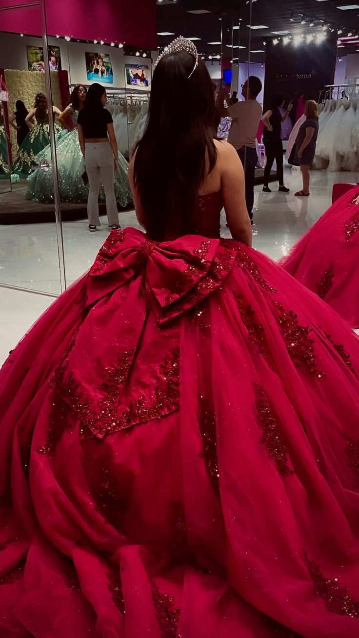 Princess Quinceanera Dresses with Big Bow Sweet 15 16 Ball Gown