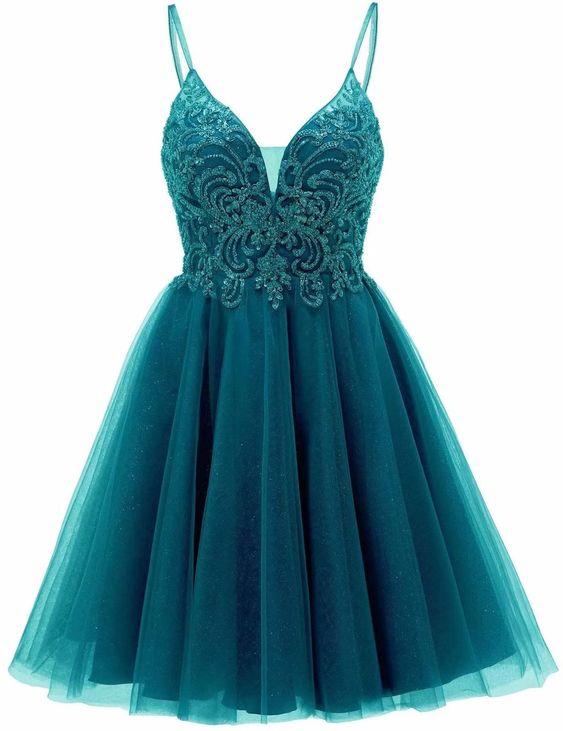 Tulle Short Prom Dress Teens Homecoming Dresses Sparkly Party Cocktail Gowns