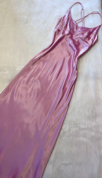 Pink Long Evening Dress New Arrive Prom Gown
