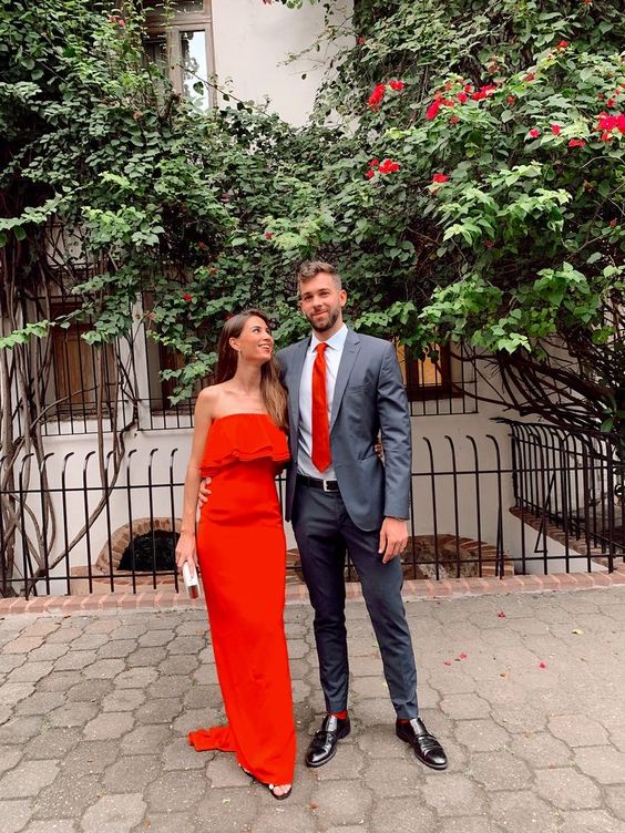Red Prom Dress Long Formal Evening Gowns