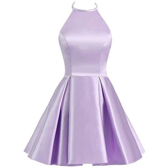 Lilac Homecoming Dress Short Party Gown