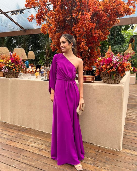 A Line Fashion Long Prom Dress Formal Evening Gown