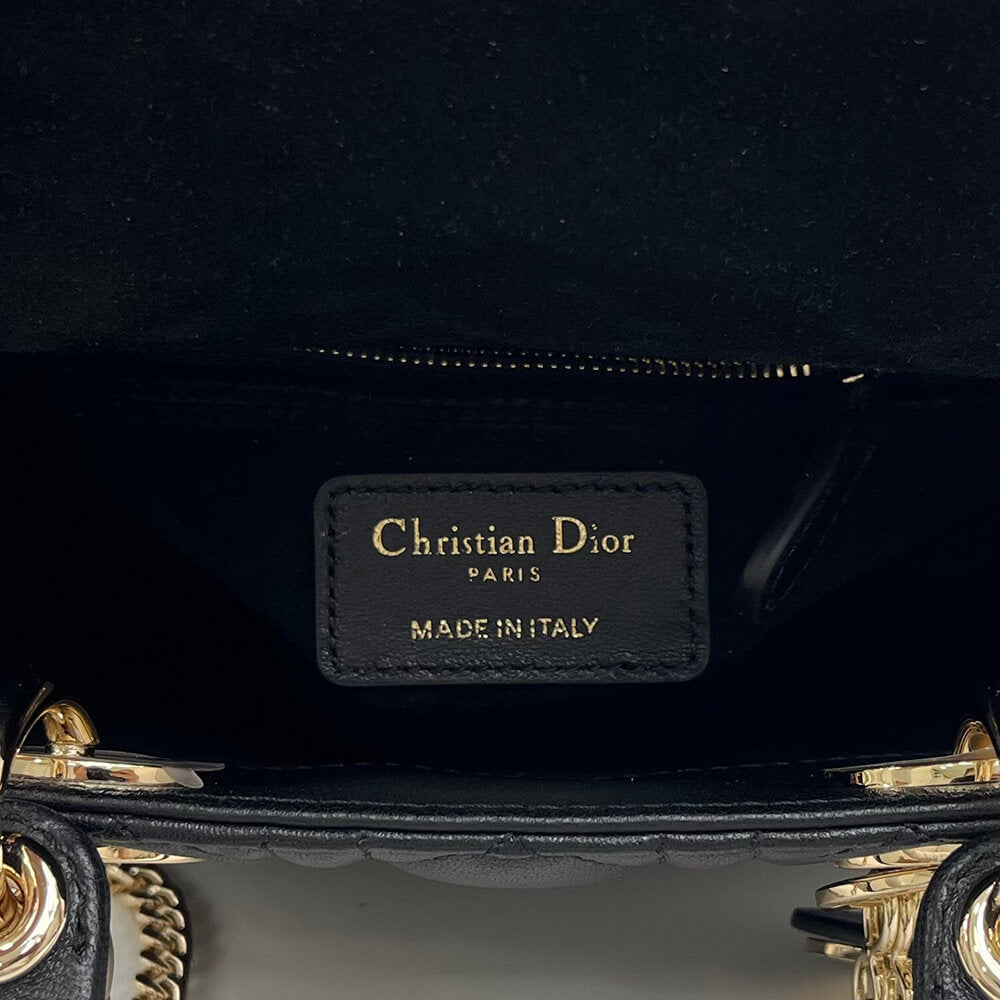 Dior Mini Lady Dior Bag with Chain(HIGH-END GRADE)