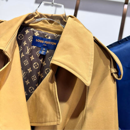 Louis Vuitton Oversized Detail Trench Coat Sandy Beige 1ABD9W
