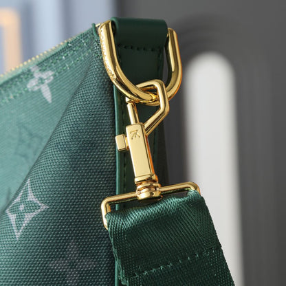 Louis Vuitton Vagabond Hobo Monogram Surplus Green 48Cm M27181