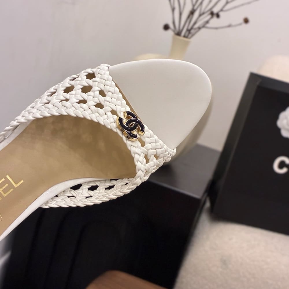 CHANEL Braided Mules 271959