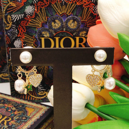 DIOR Pearl charm earrings