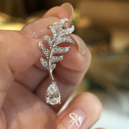 CHANEL PLUME DE CHANEL EARRINGS