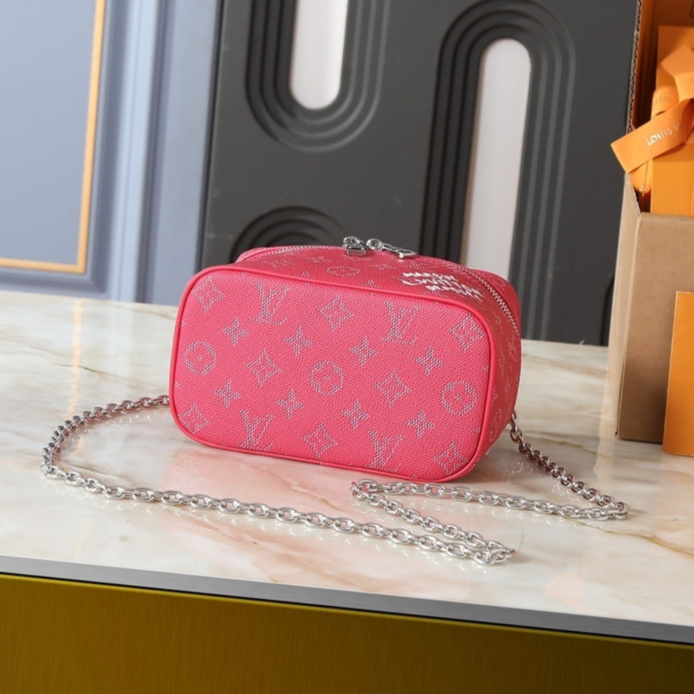 Louis Vuitton Nice Mini Pondichery Pink Toiletry Bag 20cm M26889