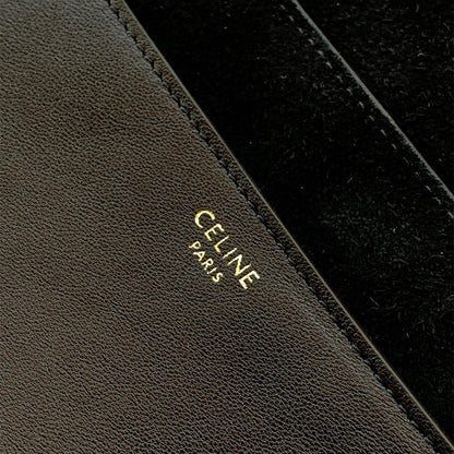 CELINE HALFMOON SOFT TRIOMPHE BAG IN SUPPLE SHINY LAMBSKIN(HIGH-END GRADE)