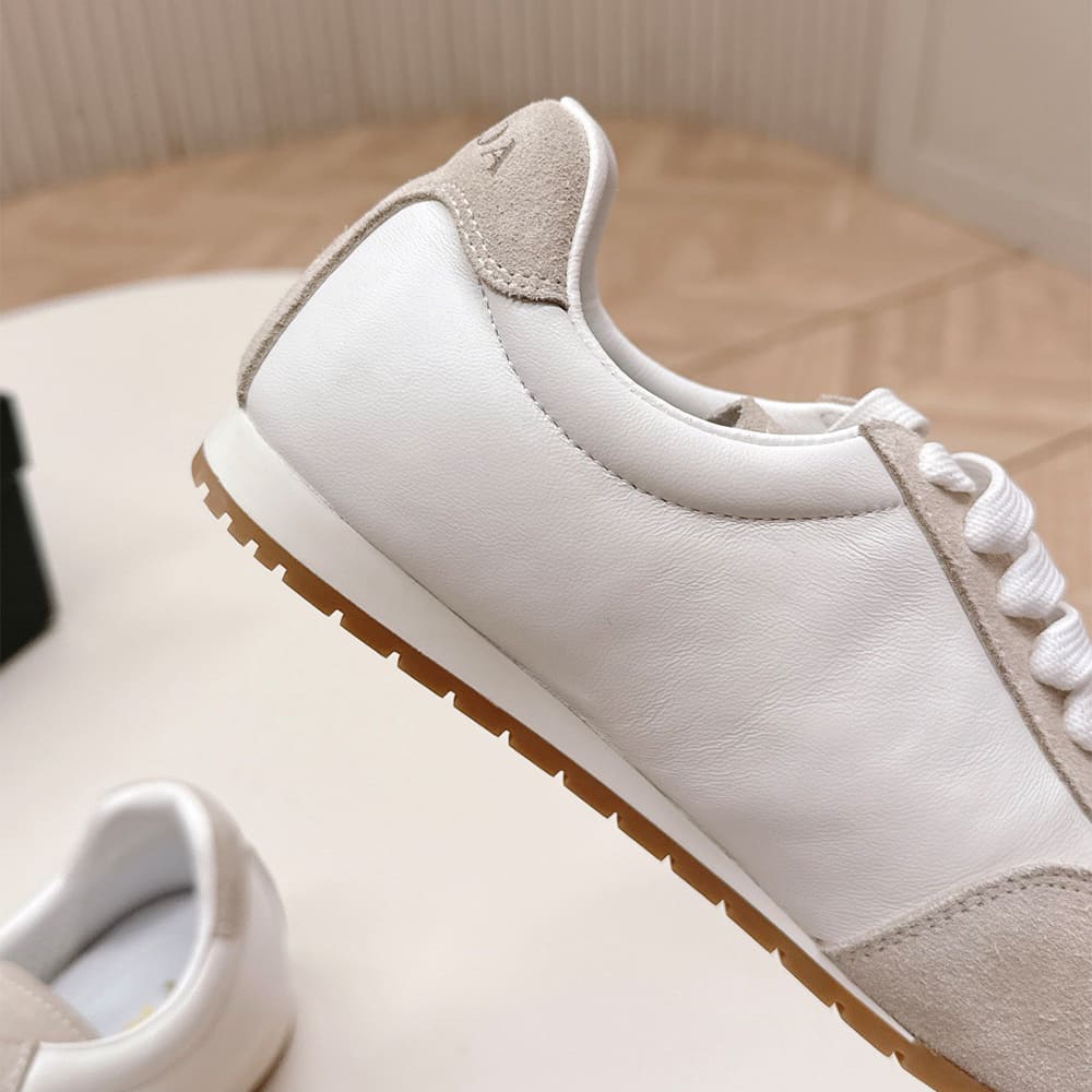 PRADA Nappa leather and suede sneakers