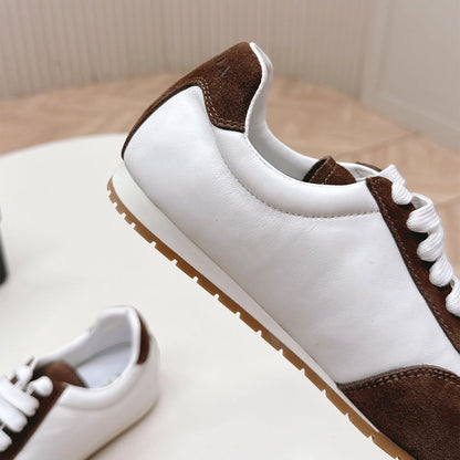 PRADA Nappa leather and suede sneakers