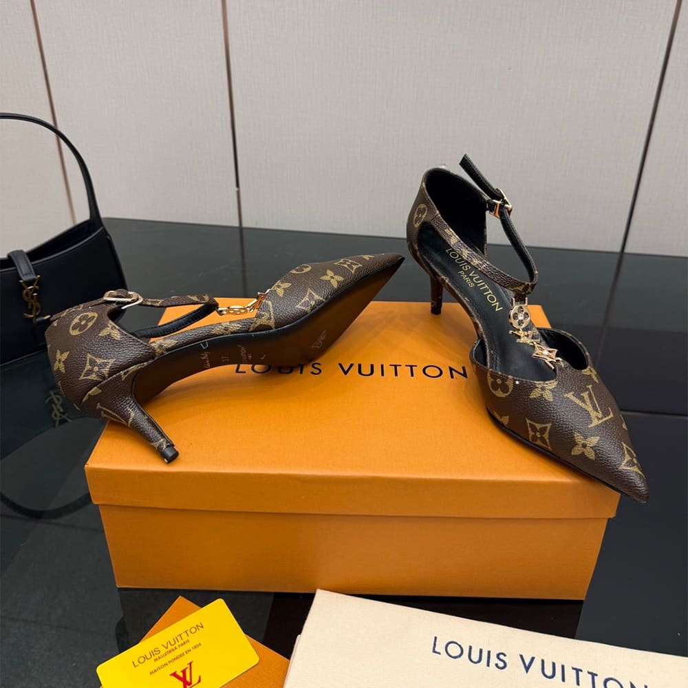 LV Ankle Strap Pumps