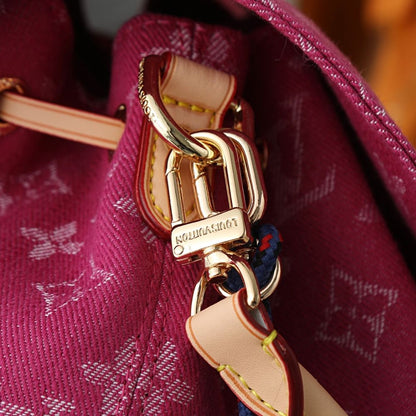 Louis Vuitton Montsouris Cargo Backpack Pink Denim 32Cm