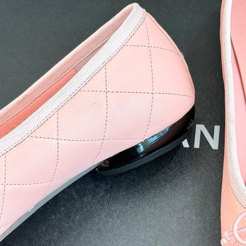 CHANEL Quilted Ballerina Flats