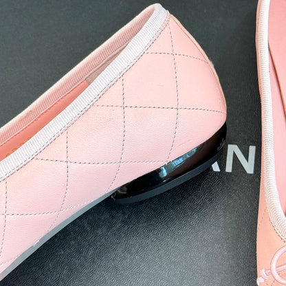CHANEL Quilted Ballerina Flats