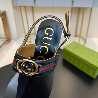 GUCCI Women’s Interlocking G Web sandal 765423