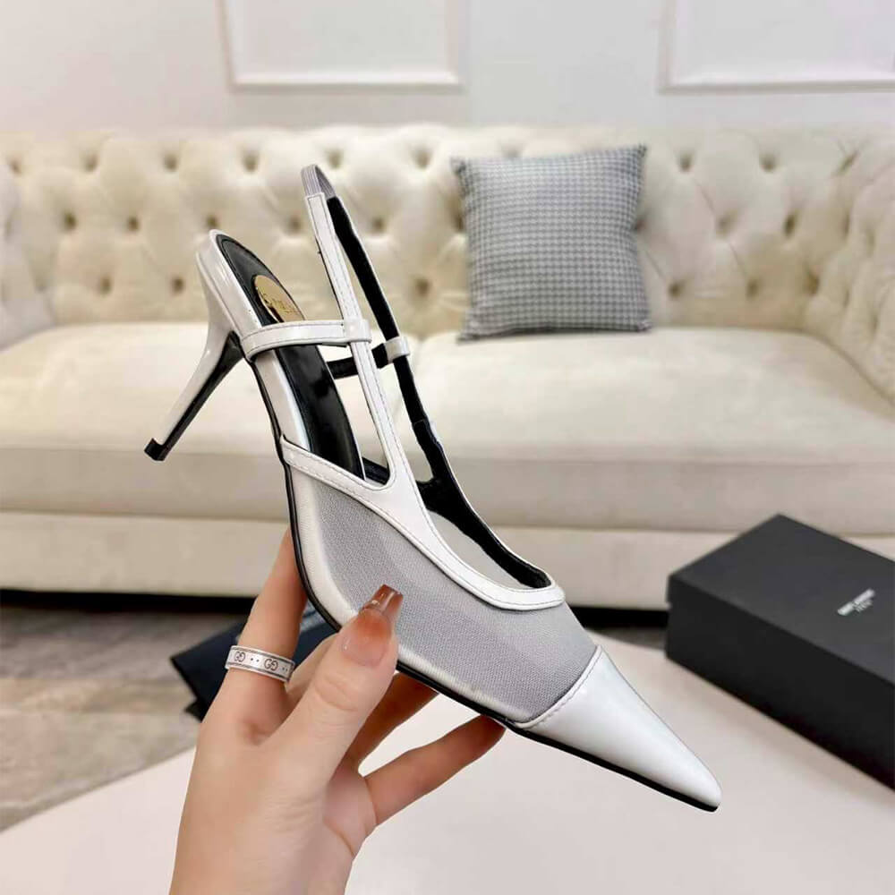 YSL slingback pumps