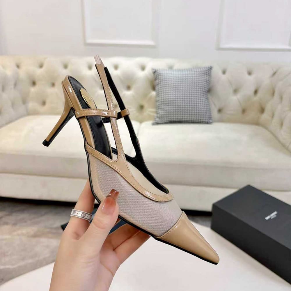 YSL slingback pumps