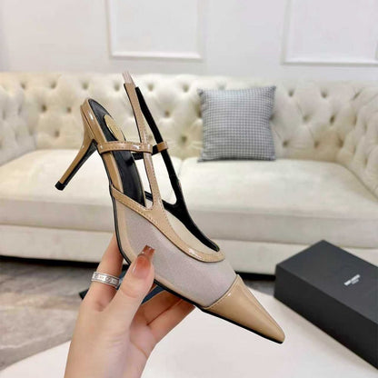 YSL slingback pumps