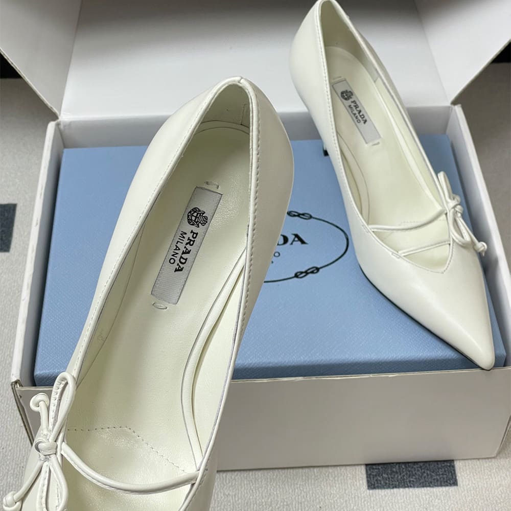 Prada leather pumps